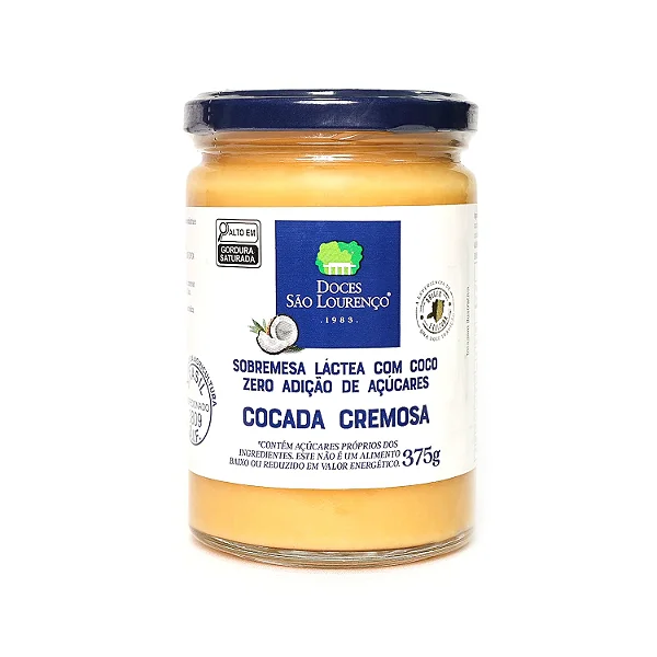 Cocada Cremosa Zero Açúcar 375g