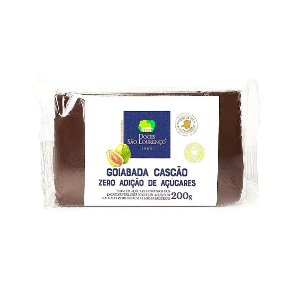 Goiabada Cascão Zero Açúcar (Tablete) 200g