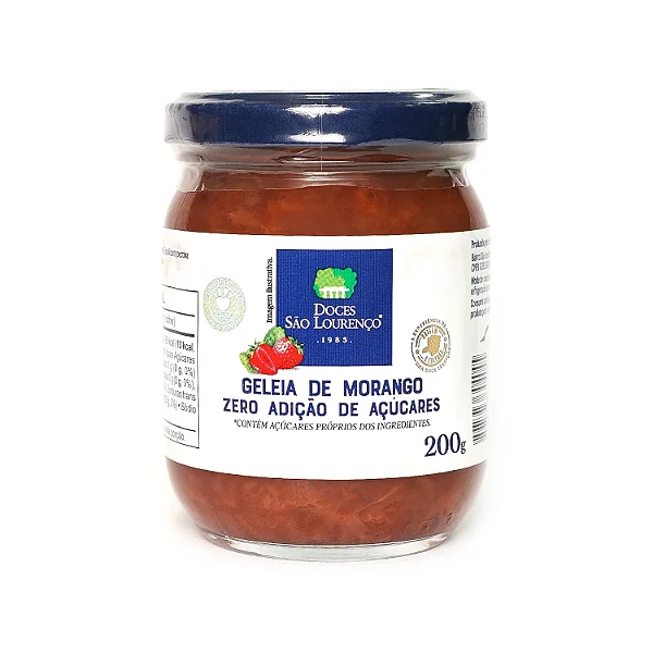Geleia de Morango Zero Açúcar 200g