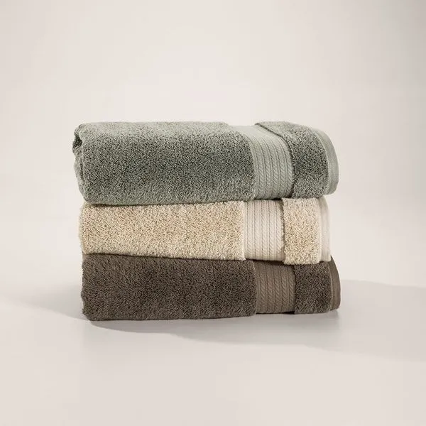 Toalha de Banho Fio Penteado Algodão Magna - Gris