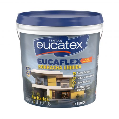 Eucatex Eucaflex Borracha Líquida 4kg Branco