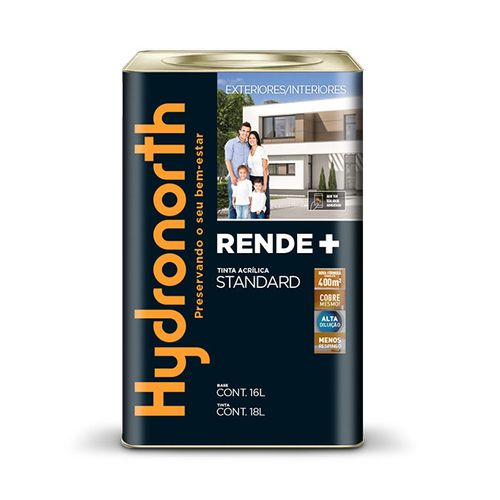 Tinta Acrílica Standard Rende+ 18L hydronorth