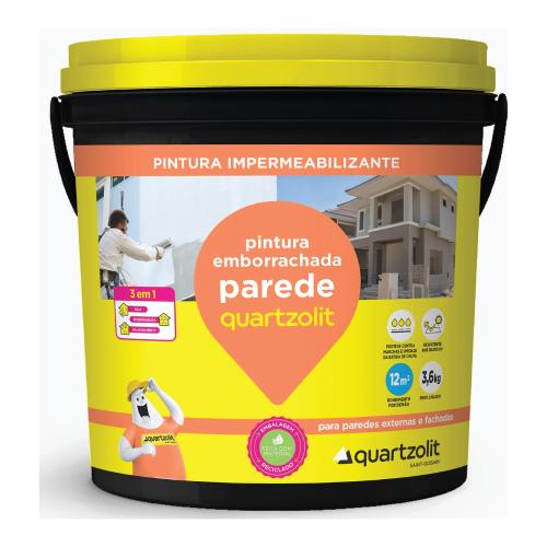 Tinta Acrílica Emborrachada Quartzolit Proteção