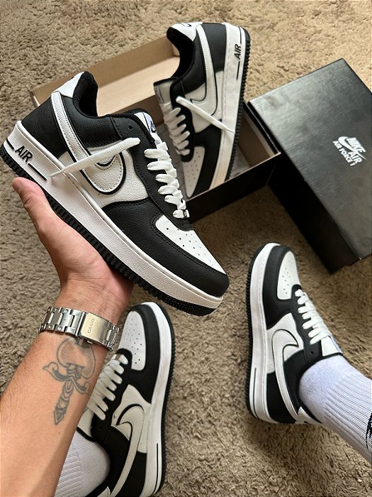 Tênis Nike Air Force Preto Branco