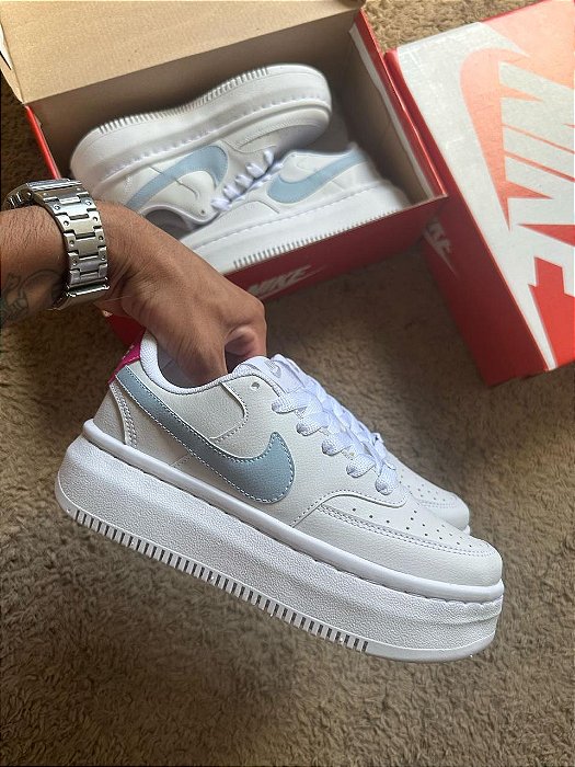 Tênis Nike Vision Branco e Azul