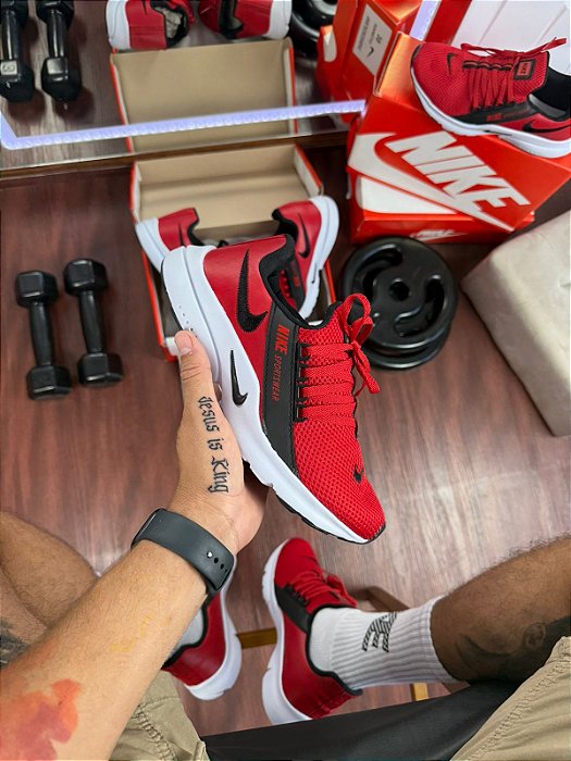 Tênis Nike Presto Vermelho Preto