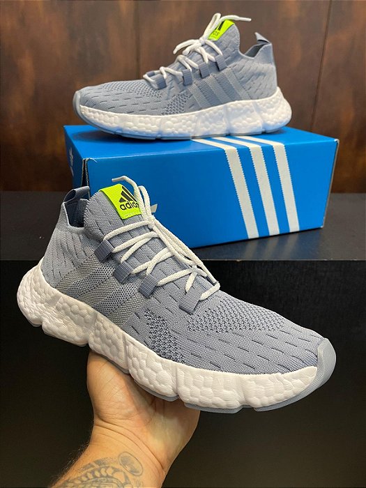Tênis Adidas New Pro Solado Eva Cinza