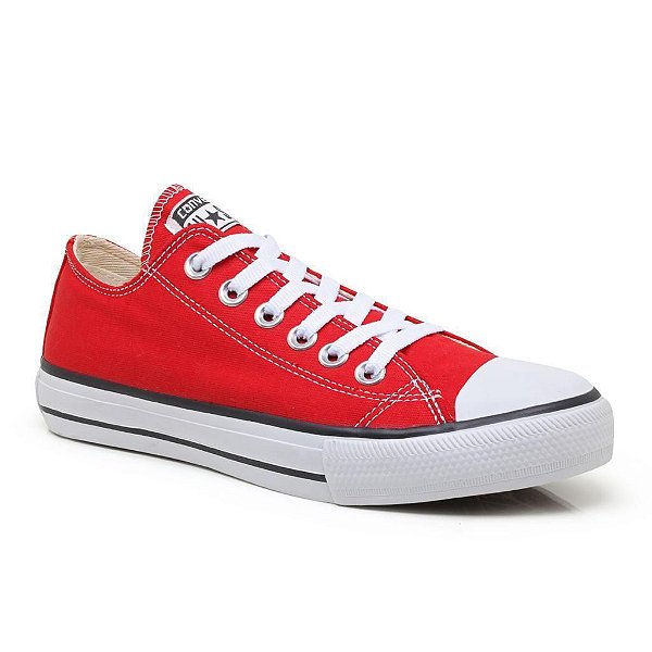 Tênis All Star Tecido Vermelho