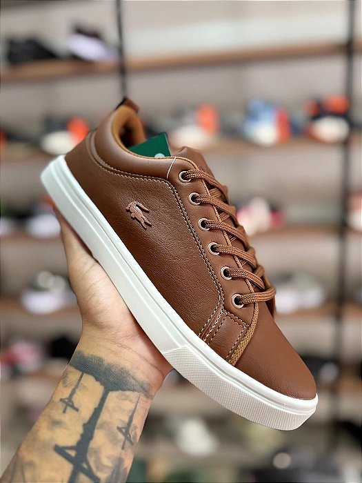 Tênis Lacoste Sapatenis Caramelo