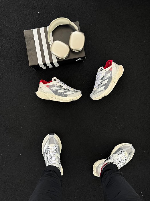 Adida Adizero Adios Pro 3 Importado Premium Branco Preto Vermelho