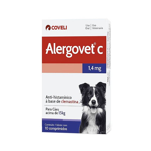 Alergovet 1,4 Mg - 10 Comp.