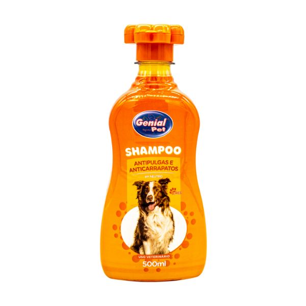Shampoo Antipulgas Genial Pet 500 ml