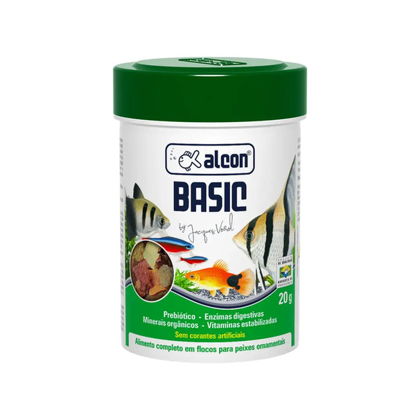 Ração Peixes Basic Alcon 20 g