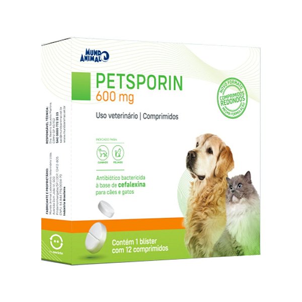 Petsporin 600 Mg 12 Comp.