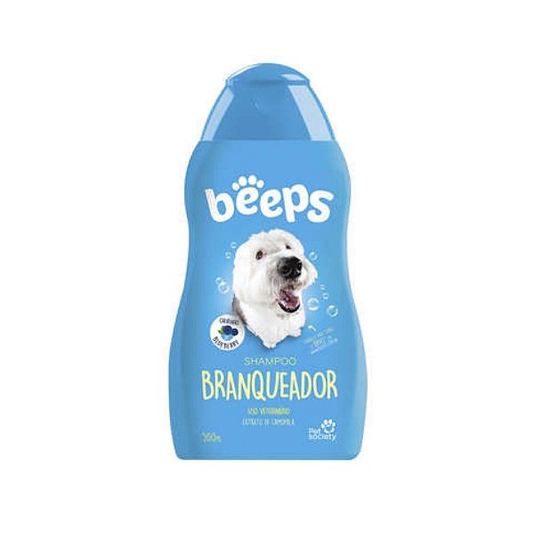 Shampoo Branqueador Beeps Pet Society 500 ml