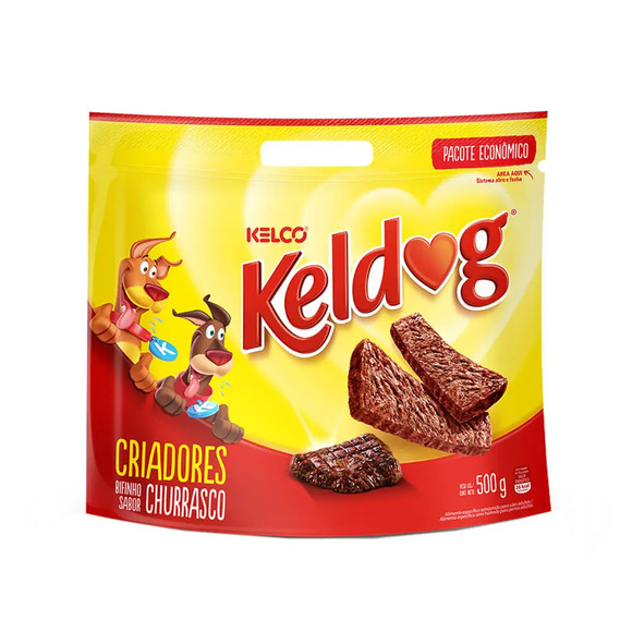 Petisco Bifinho Churrasco Keldog 500 g