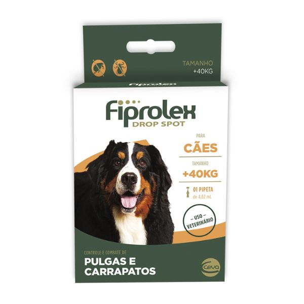 Fiprolex Drop Spot 4,02 Ml (acima 40 Kg) - 1 Un