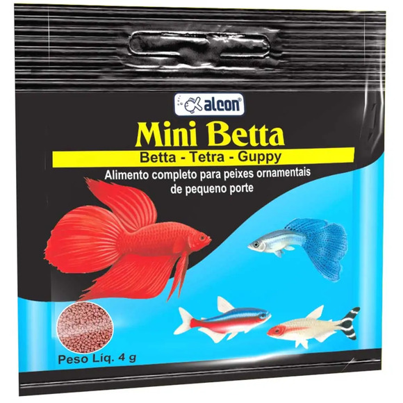 Ração Mini Betta Alcon 4g
