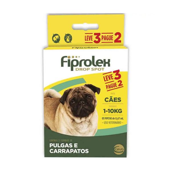 Fiprolex 0,67 Ml (ate 10 Kg) - (leve 3 Pague 2)