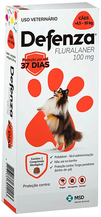 Defenza 100mg - 4 5 a 10kg