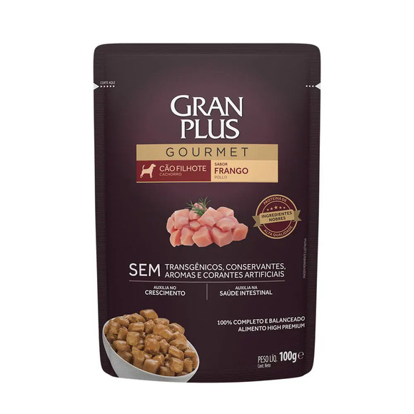 Sache Caes Gran Plus Filhotes 100 Gr