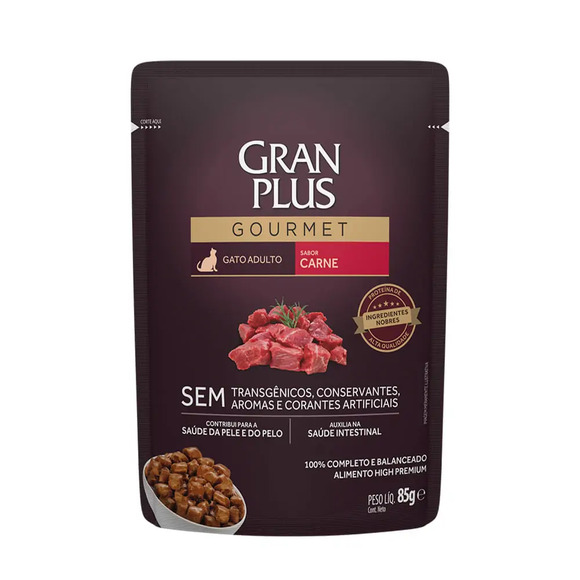 Sache Gatos Gran Plus Carne 85 Gr