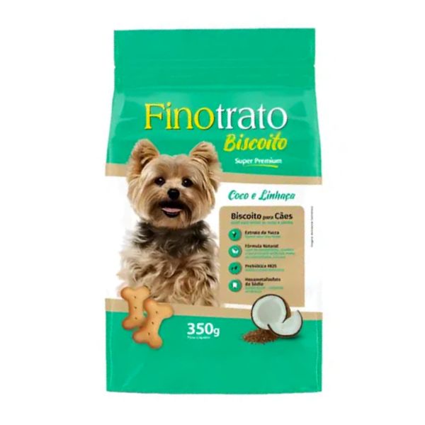 Biscoito Finotrato Coco Linhaca 350 Gr