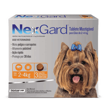 Nexgard  2-4 Kg - Cx /3 Cp - Promocional