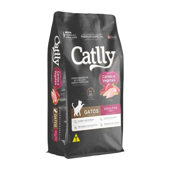 Catlly Gatos Adulto Carne/vegetais 1 Kg