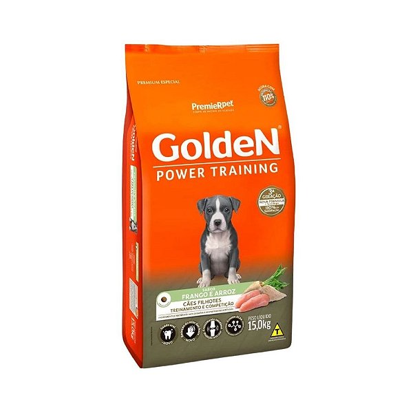 Golden Caes Power Trainning Filhotes 15 Kg