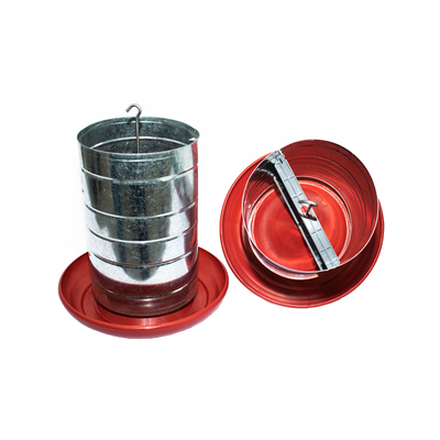 Comedouro Aves Tubular Fundo Plast. 10 Kg