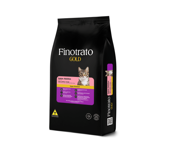 Finotrato Gatos Gold Salmao Frango 1,5 Kg