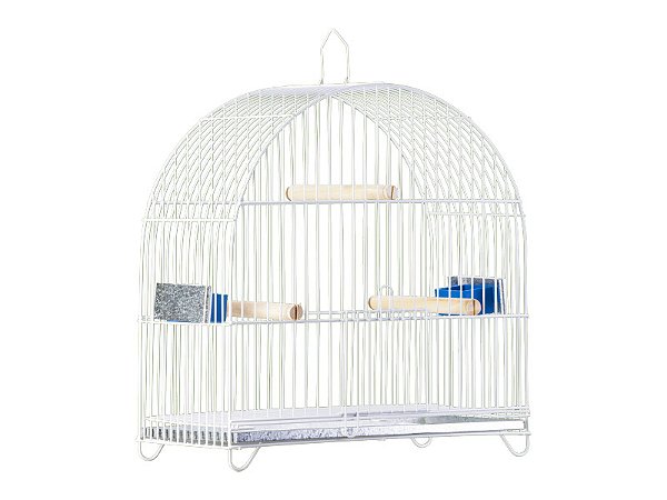 Gaiola Redonda Prata Ref. P008