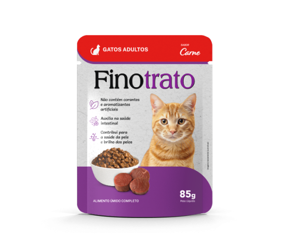 Sache Gatos Finotrato Carne 85 Gr
