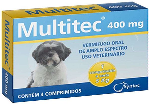 Vermifugo Multitec  400 (5 Kg) - 4 Cp