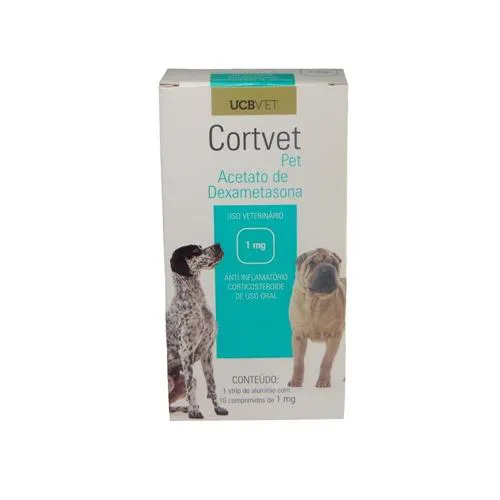Cortvet Pet 1,0 Mg - 10 Cp