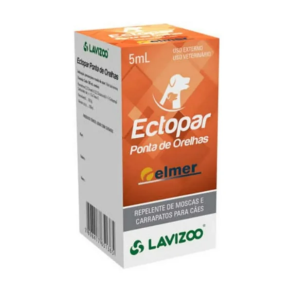 Ectopar Ponta De Orelha 5 Ml