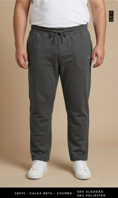 CALÇA MOLETINHO PLUS