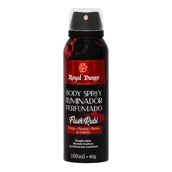 Body Spray Iluminador Perfumado Flash Rubi Pierre