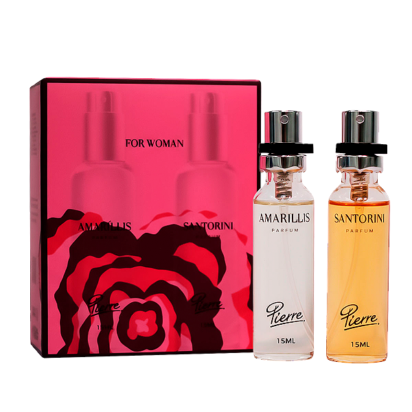 Deo Colônia Amarílis e Santorini (feminino)