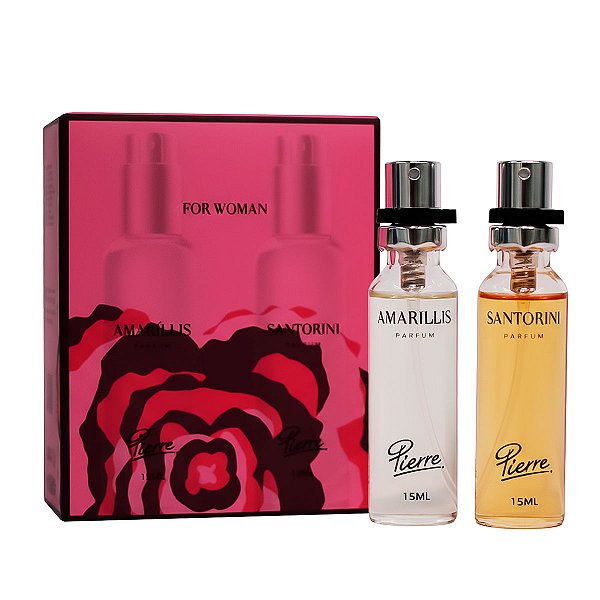 Deo Colônia Amarílis e Santorini (feminino)