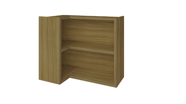 ARMARIO AEREO CANTO DIR/ESQ 93X52CM 100% MDF X 520 BARONESA/IMPERATRIZ FREIJO NESHER