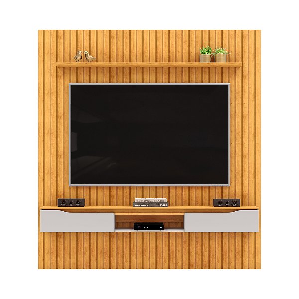 PAINEL RIPADO 223X240 PRATIC C/ BANCADA ISAC CEDRO/CEDRO/BALI DJ