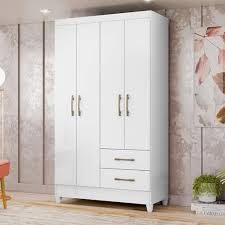 ROUPEIRO 4 PORTAS 2 GAVETAS 952440 CHILE BRANCO AB MOVAL