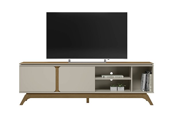 RACK 200CM ISTAMBUL NATURE/OFF WHITE LINEA BRASIL