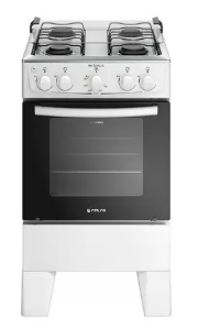 FOGAO 4B INOX MILAO BRANCO ATLAS