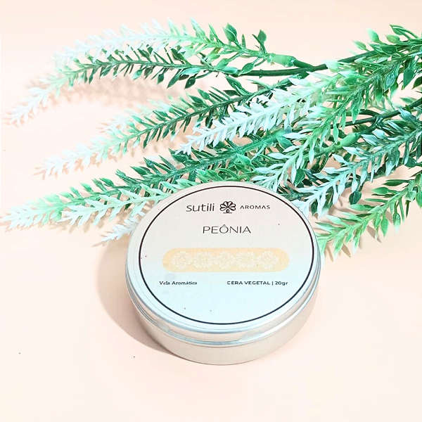 Peônia - 20gr - Vela Aromática