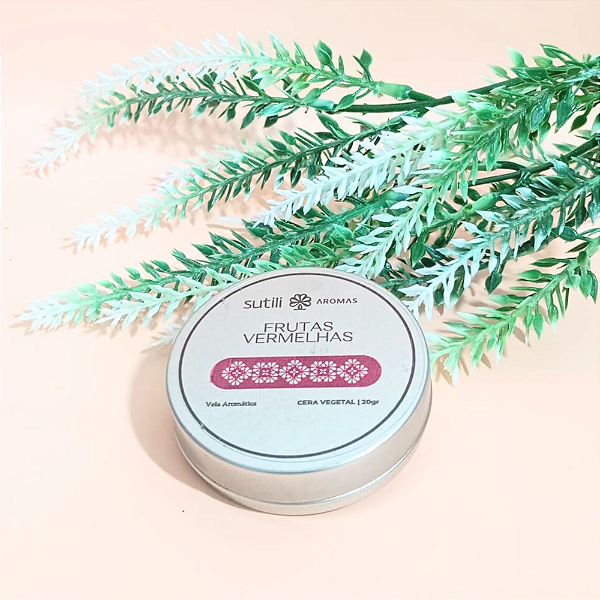Frutas Vermelhas - 20gr - Vela Aromática