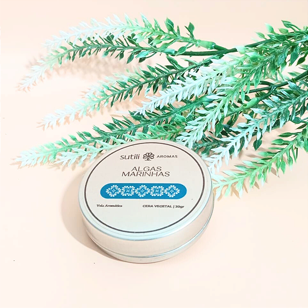 Algas Marinhas - 20gr - Vela Aromática
