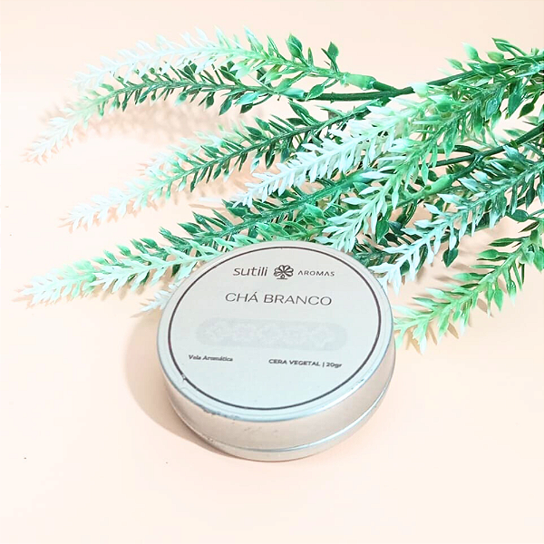 Chá Branco - 20gr - Vela Aromática